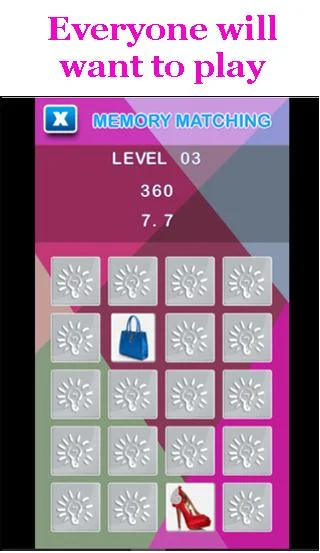 Memory Matching Fun Captura de pantalla 3
