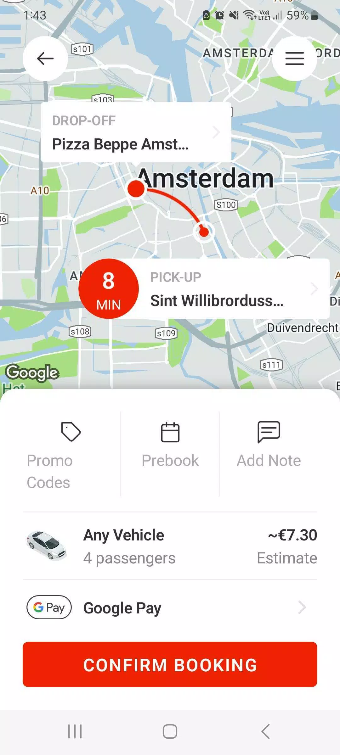 TCA Taxi Amsterdam應用截圖第3張