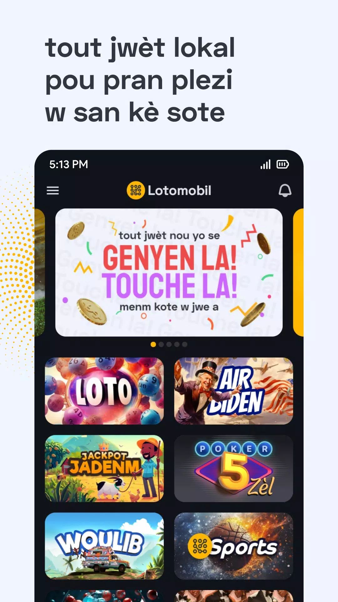 Lotomobil Sports & Bolet Screenshot 1