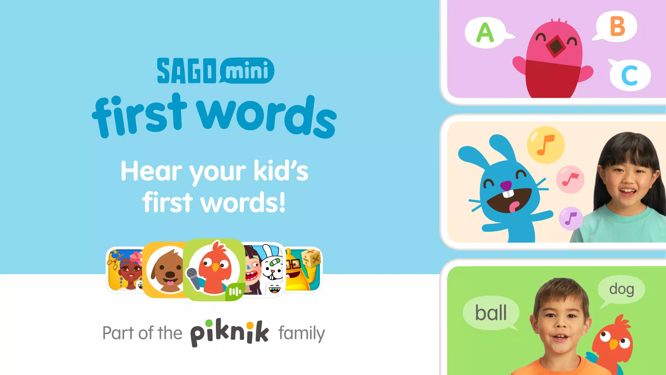 Sago Mini First Words: Kids 1+ Screenshot 1
