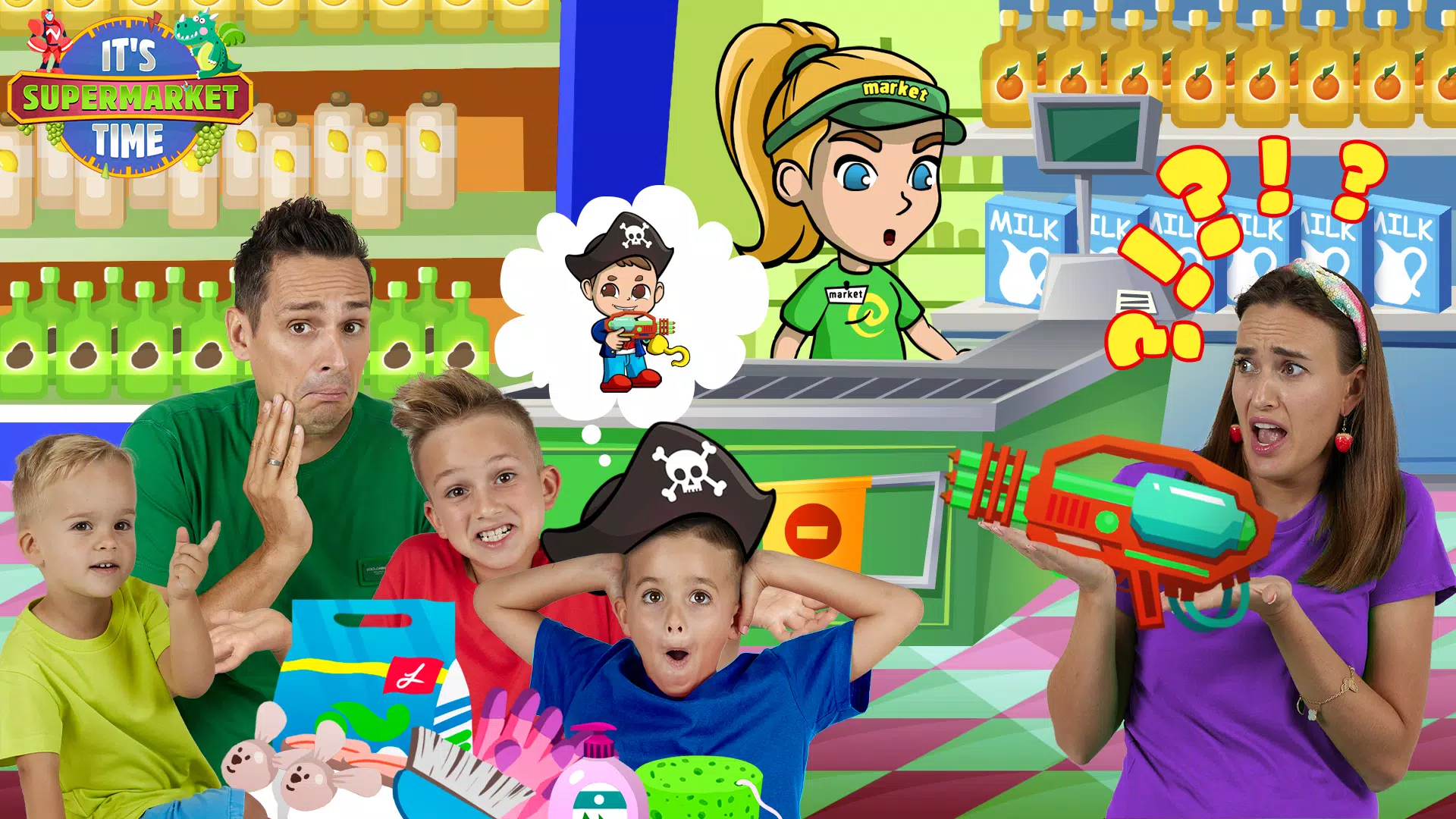 Vlad & Niki Supermarket game Ekran Görüntüsü 4