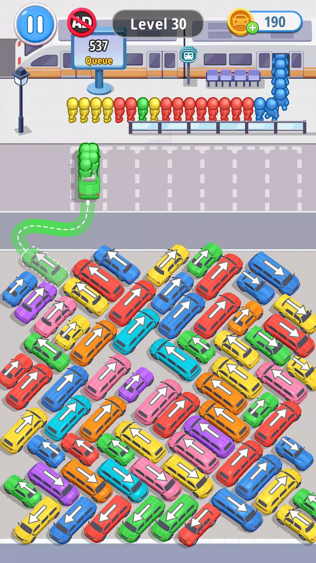 Car Jam Solver Schermafbeelding 1