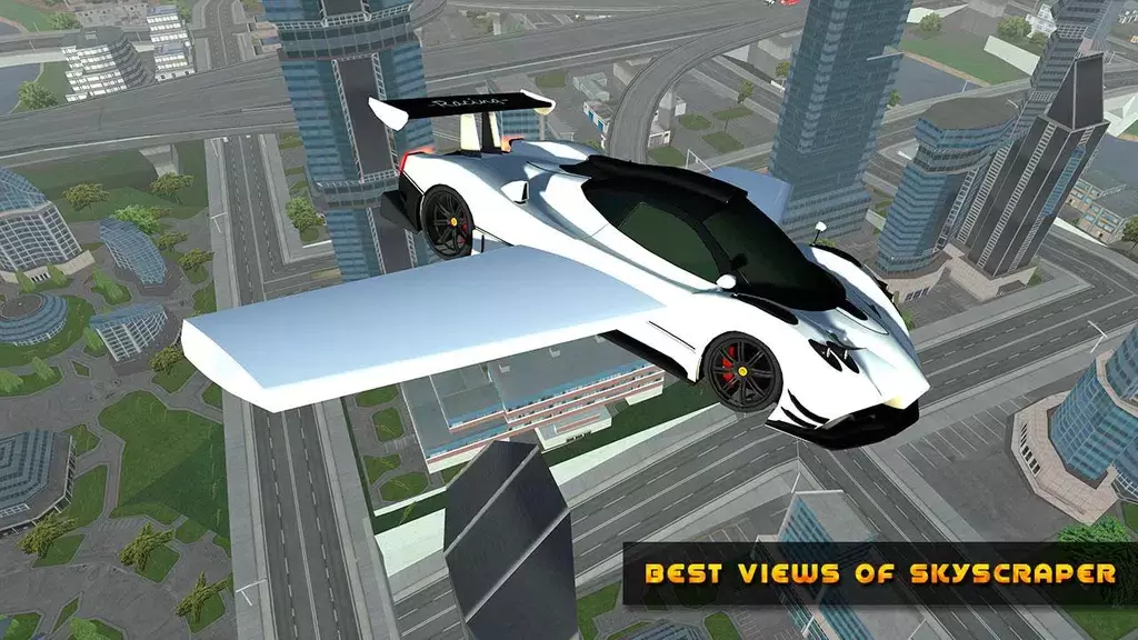 Flying Car Game driving ภาพหน้าจอ 3