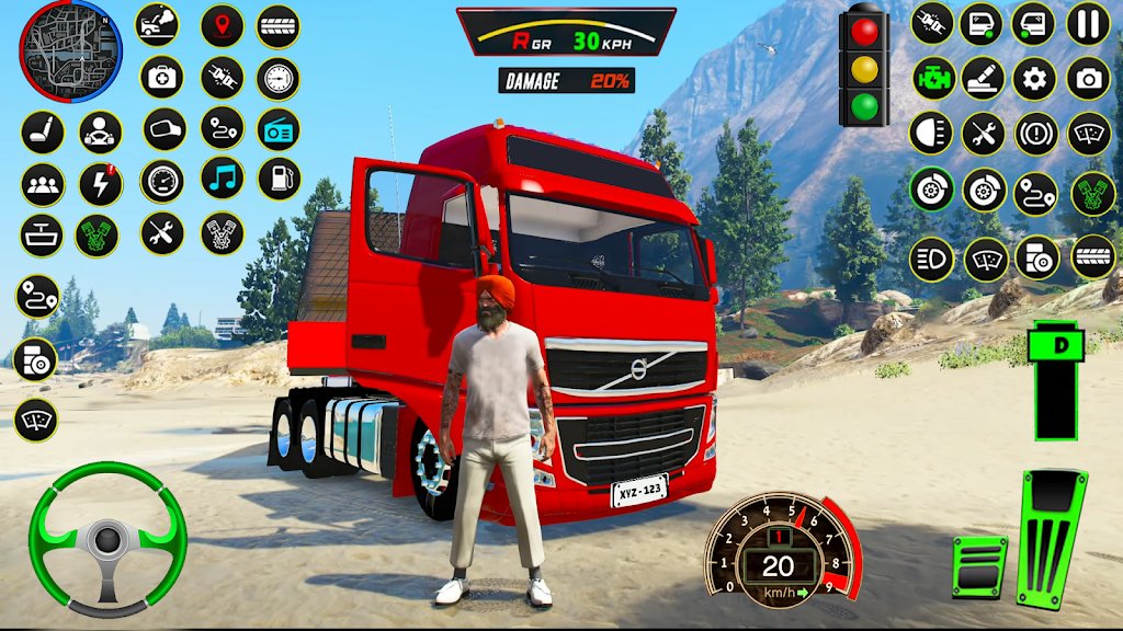 Real Cargo Truck Driving Games Captura de tela 1