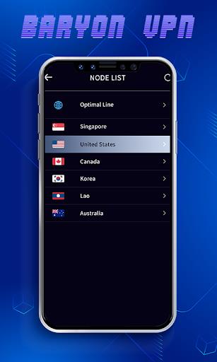 Baryonvpn Screenshot 1