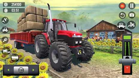 Super Tractor Farming Games ภาพหน้าจอ 3