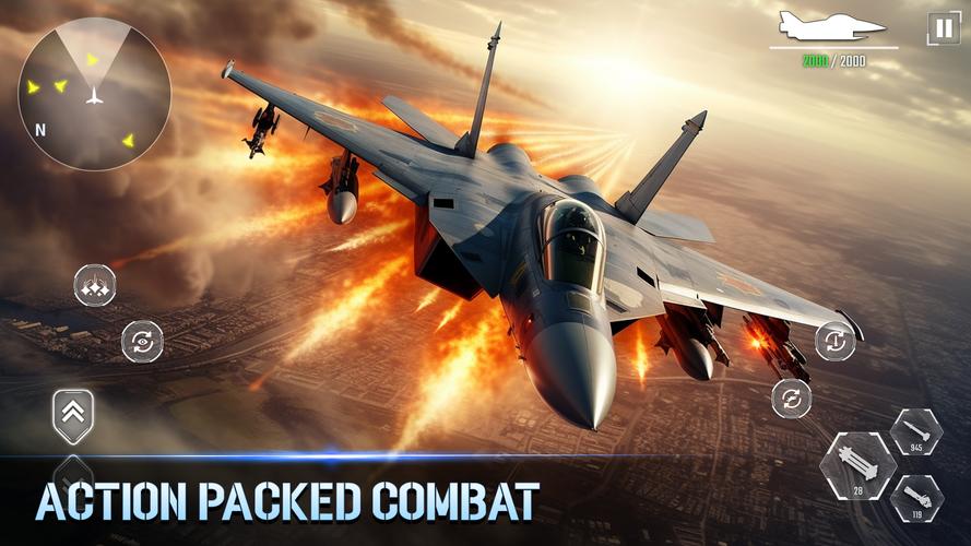 Aircraft Strike: Jet Fighter Captura de pantalla 1