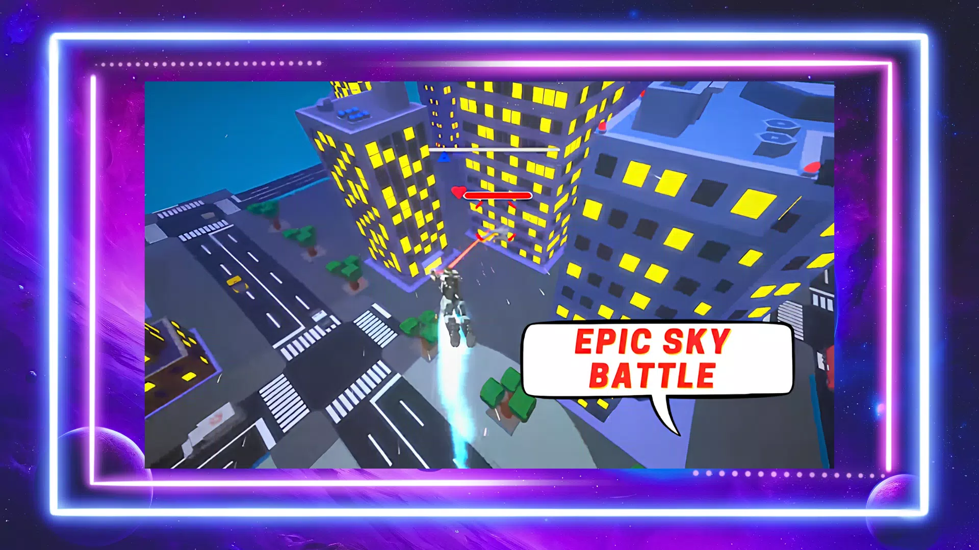 Flying hero man iron hero suit Screenshot 2