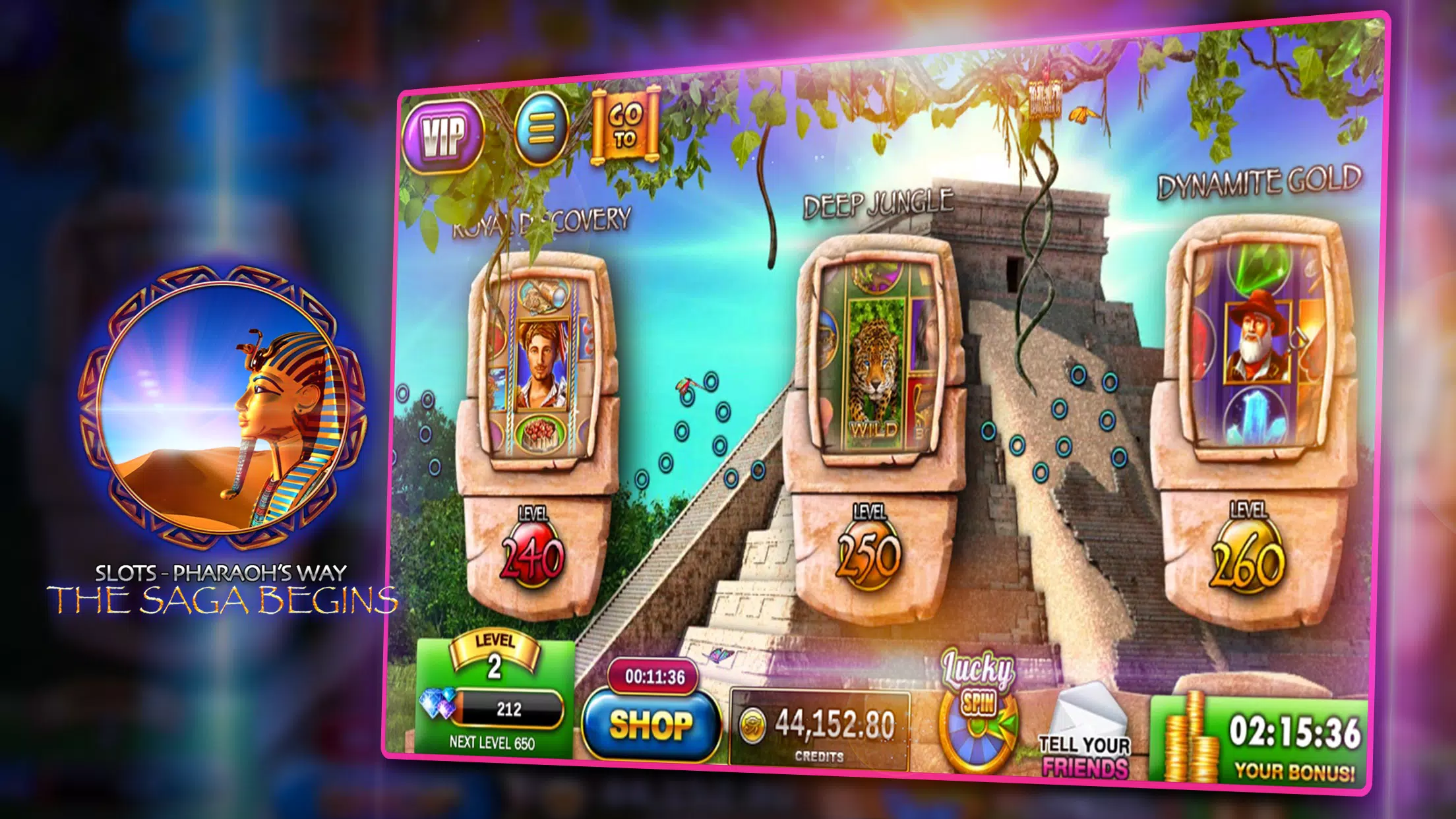 Schermata Slots - Pharaoh's Way Casino 1