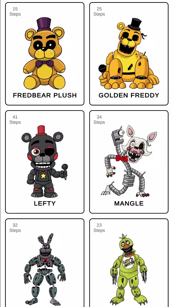 How to draw fnaffs Screenshot 3