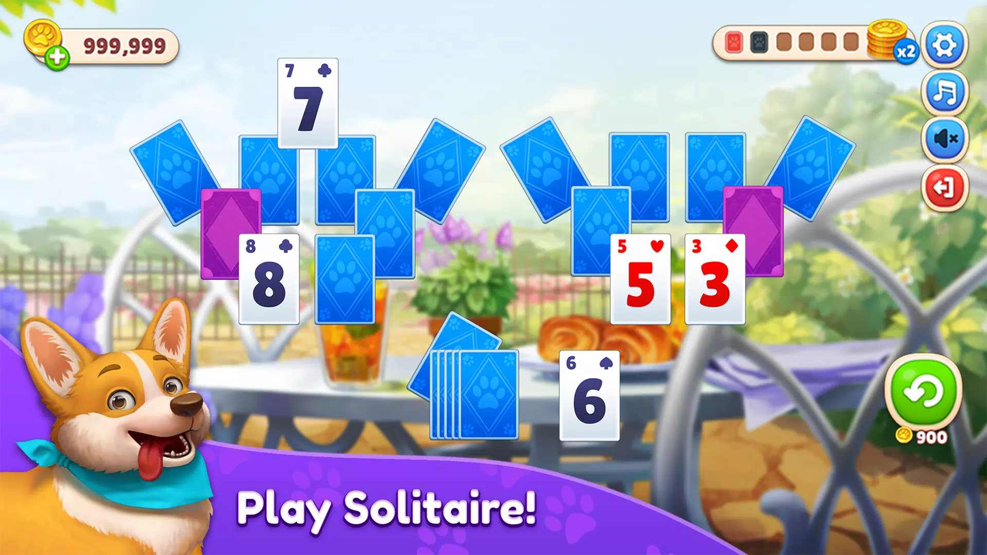 Piper's Pet Cafe - Solitaire Screenshot 2