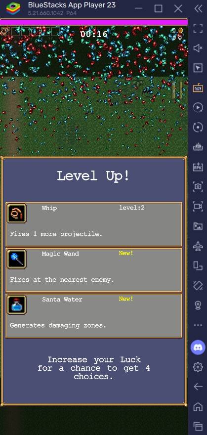 Vampire Survivors Guide for All Weapon Evolutions