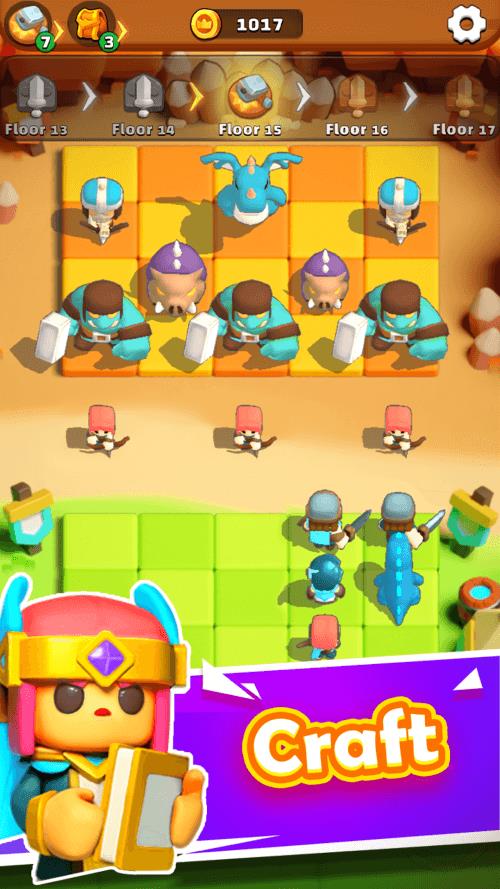 Merge War - Army Draft Battler 스크린샷 2