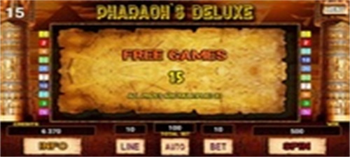 Pharaoh`s Deluxe Slot स्क्रीनशॉट 1