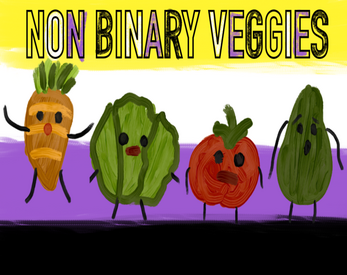 Non Binary Vegetables (The Veggie Dating Sim) Captura de pantalla 1