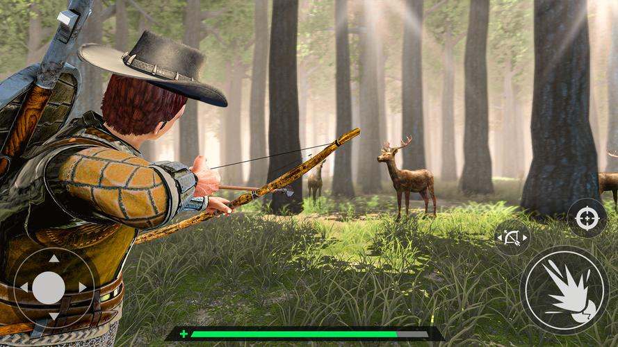 Animal Archery Hunting Games Ảnh chụp màn hình 1