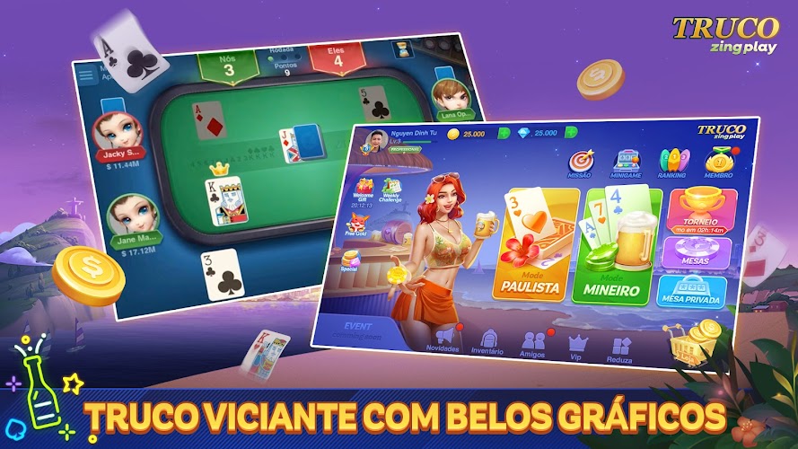 Truco ZingPlay: Jogo de cartas應用截圖第3張