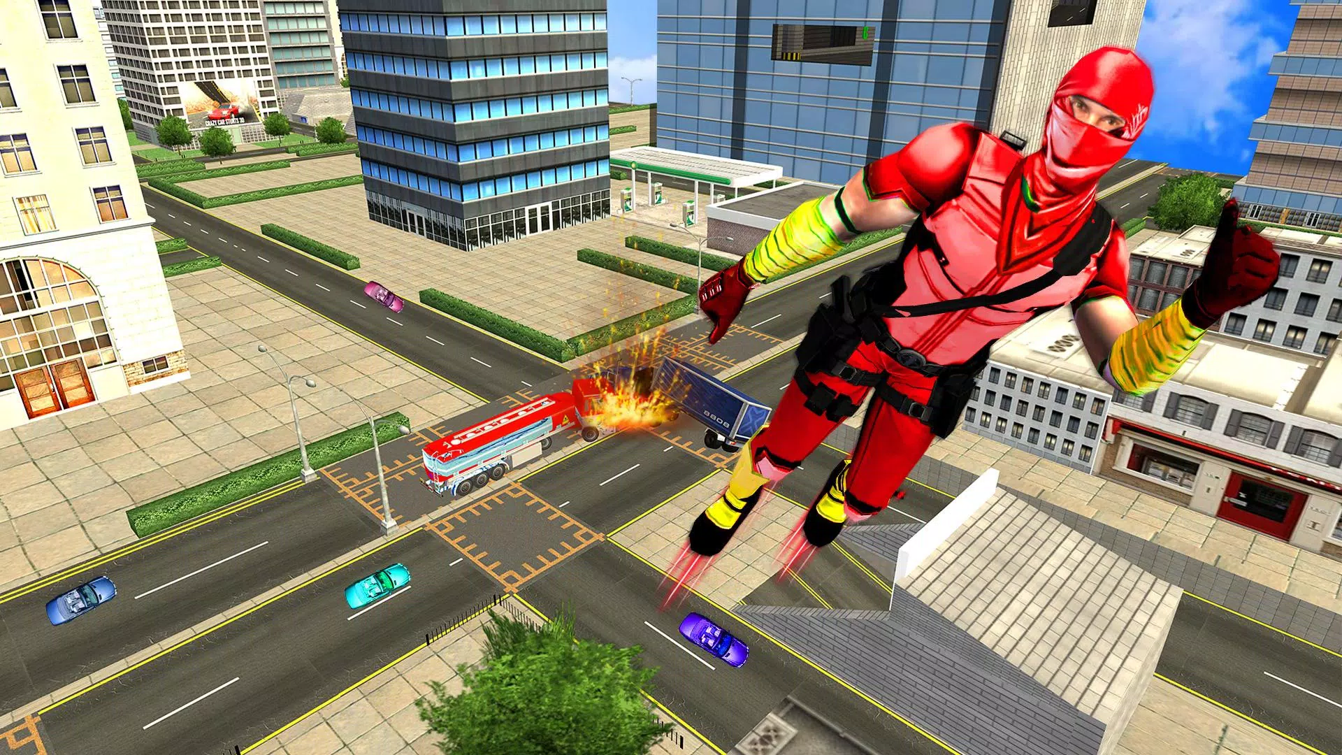 Flying Ninja Hero Crime Chase應用截圖第1張