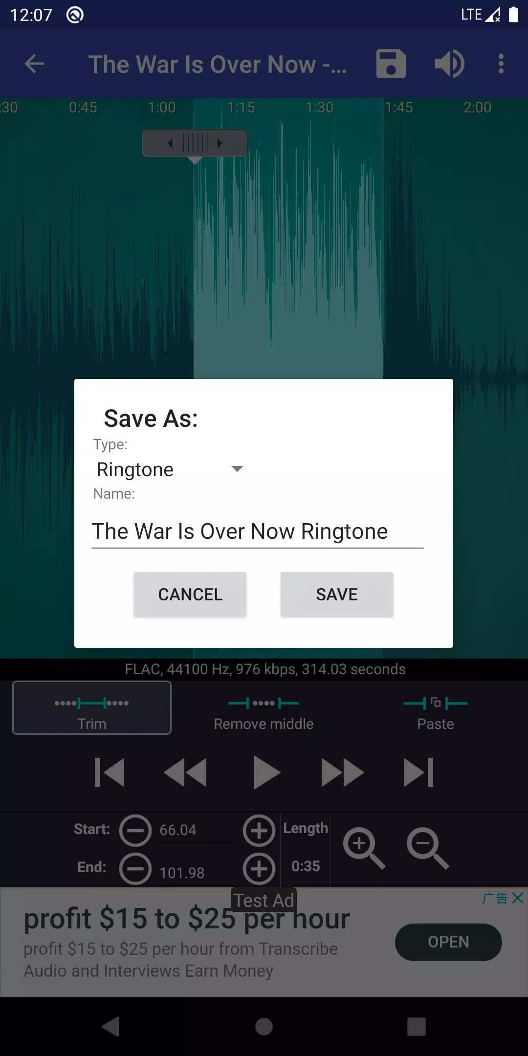 Ringtone Maker Screenshot 4