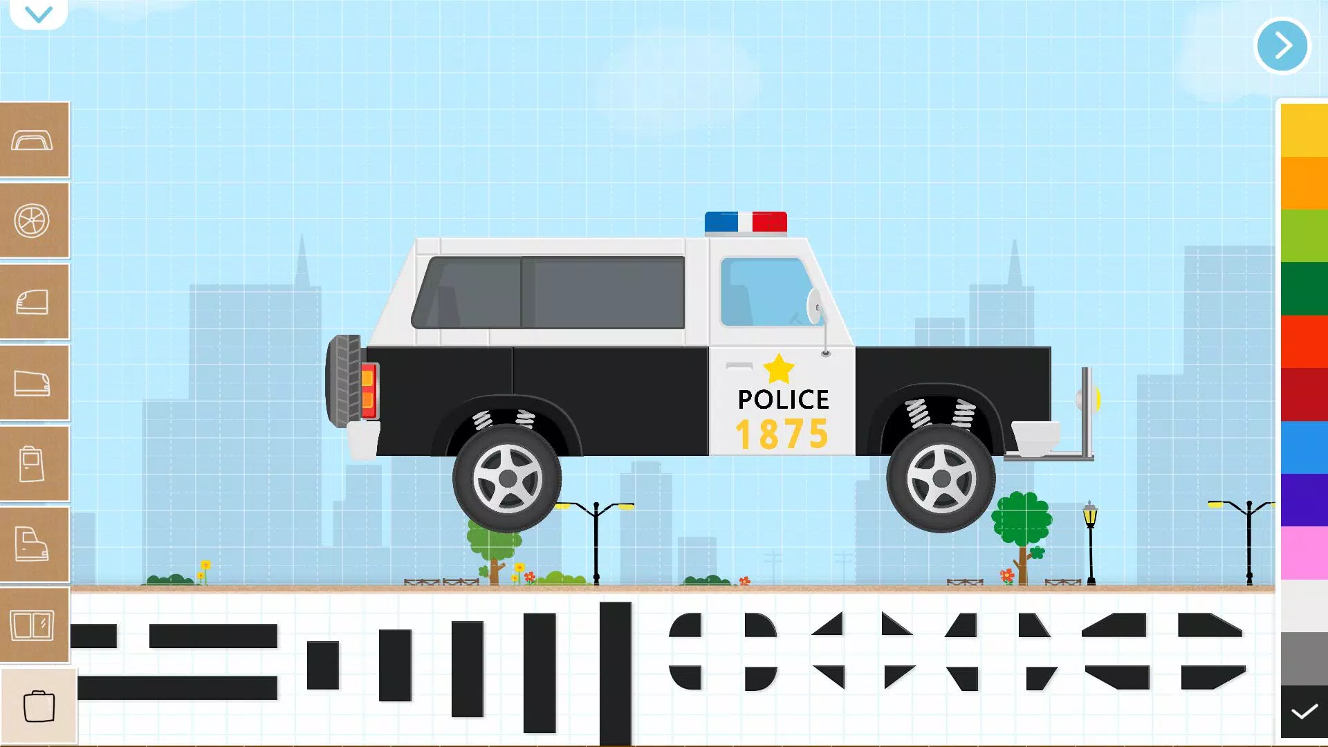 Labo積木汽車2兒童賽車遊戲-創造卡車警車消防車的兒童遊戲應用截圖第3張