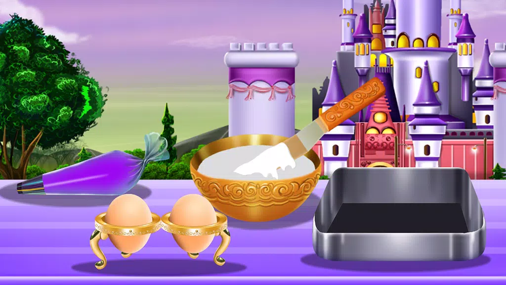 Princesses Cake Cooking स्क्रीनशॉट 1