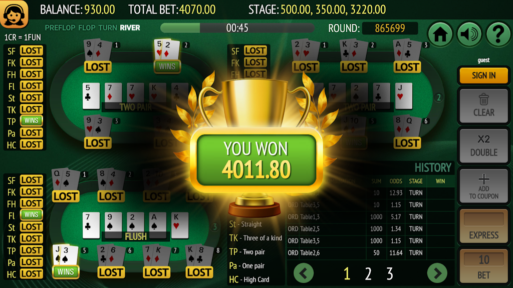 Bet on Poker應用截圖第4張