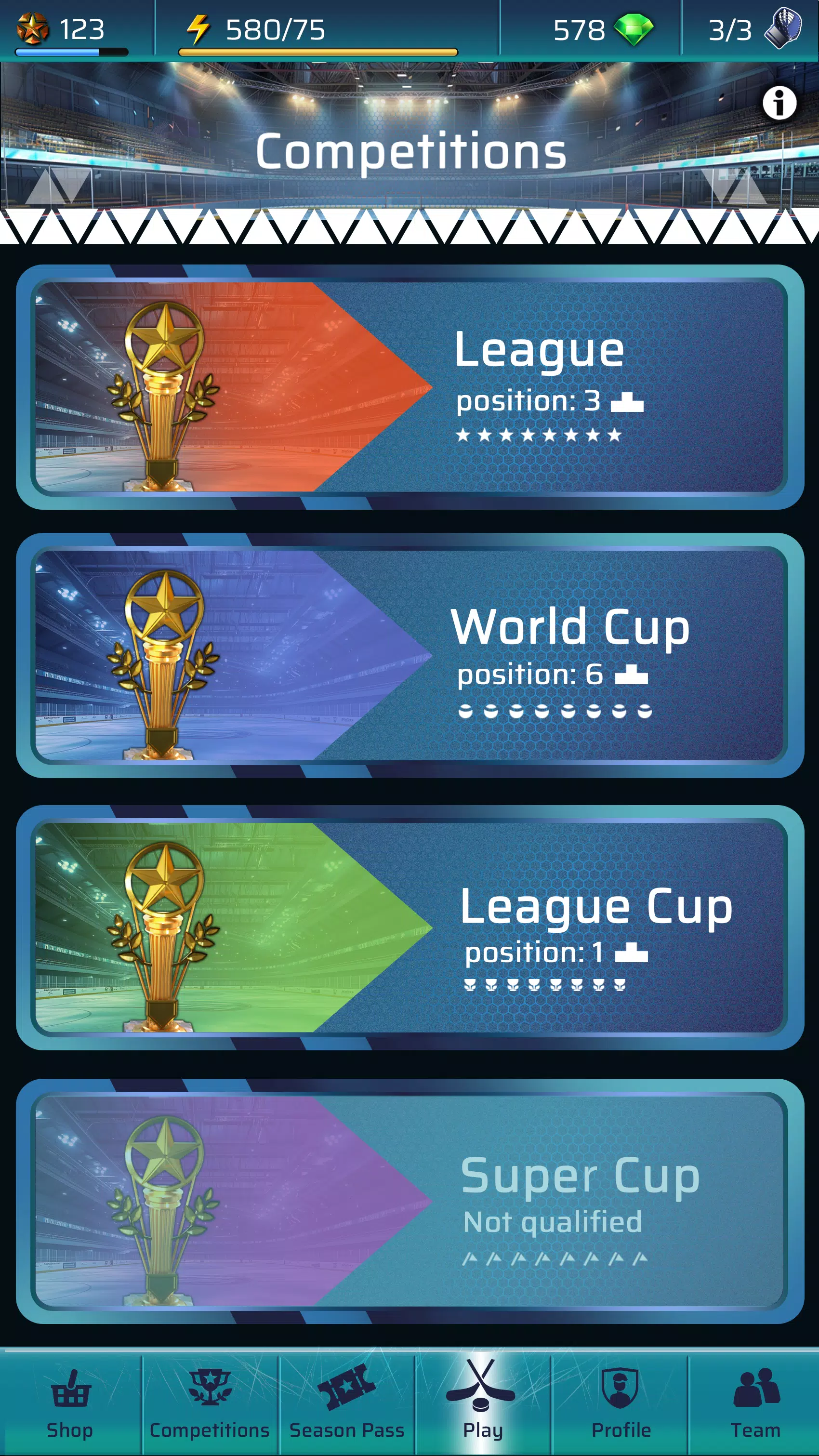 PowerPlay: Ice Hockey PvP Game應用截圖第4張