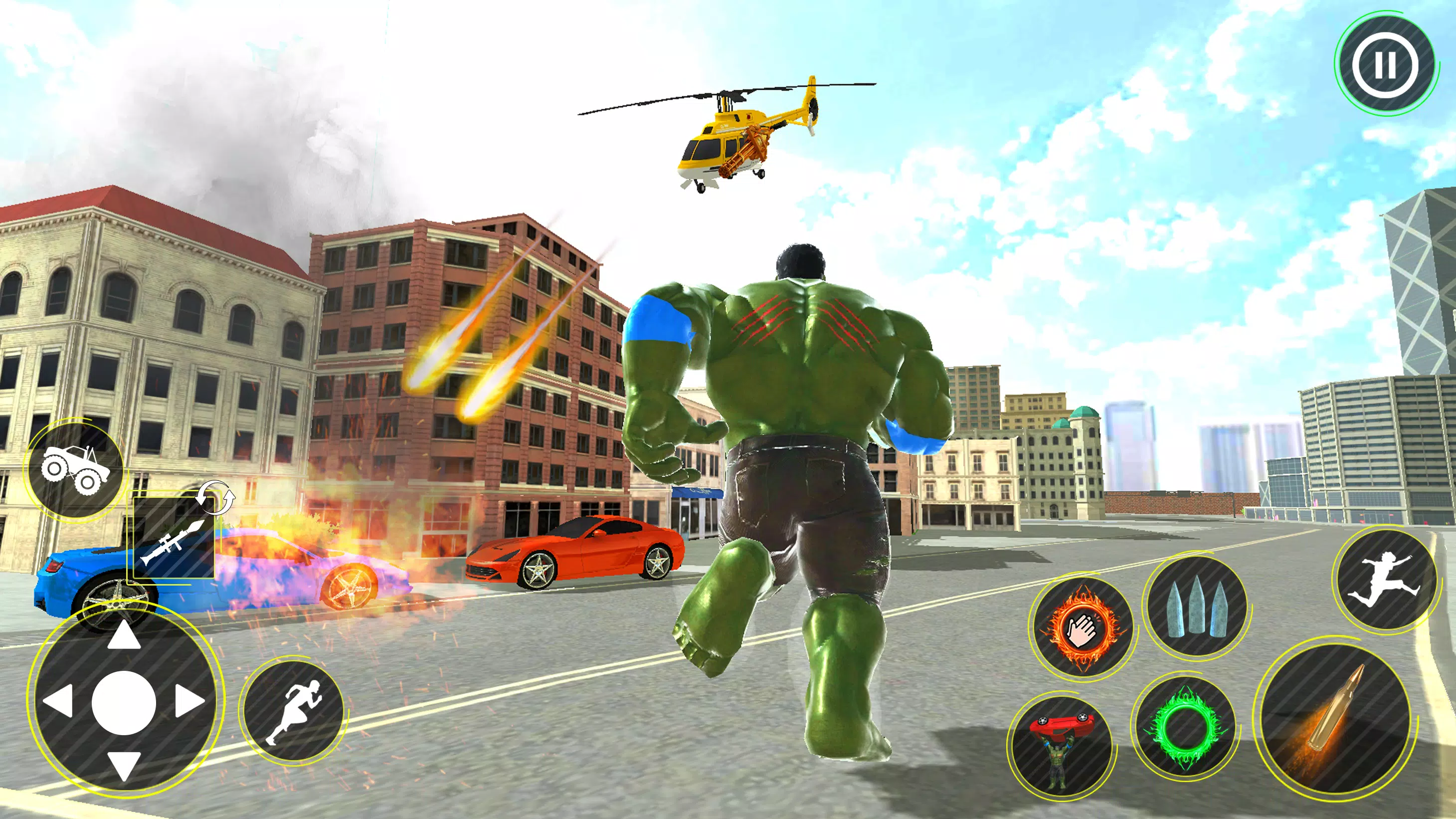 Incredible Monster Hero 3D War Screenshot 1