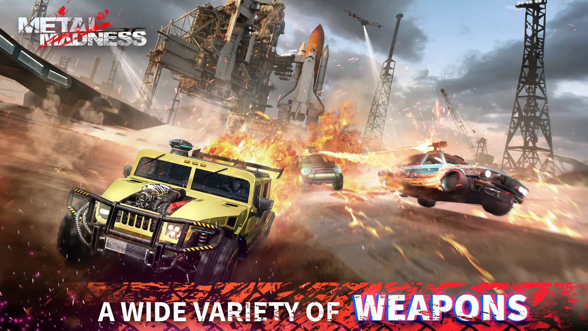 METAL MADNESS PvP: Car Shooter Ekran Görüntüsü 1