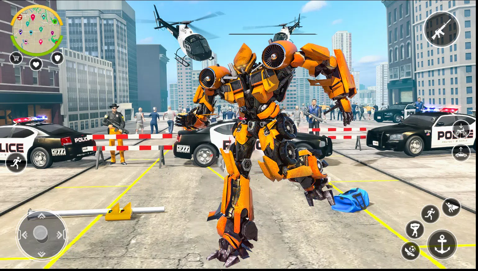 Robot Hero 3D: Robot Transform Zrzut ekranu 2