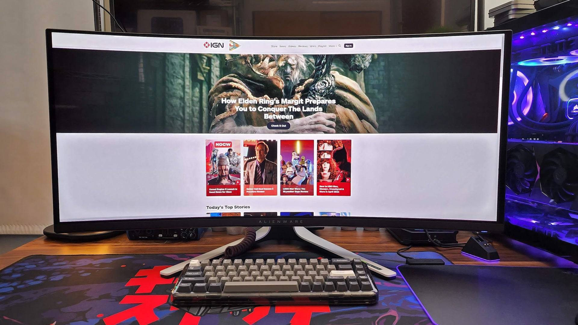 Alienware AW3423DW Bilder