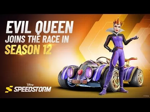 Disney Speedstorm's Evil Queen Racer