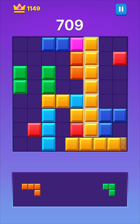 Block Puzzle - Offline ဖန်သားပြင်ဓာတ်ပုံ 1