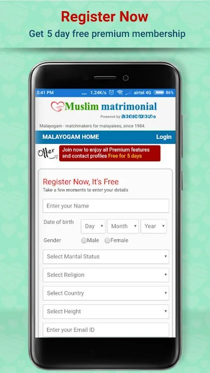 Muslim matrimonial - Malayogam スクリーンショット 2