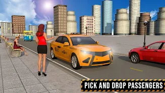 USA Taxi Car Driving: Car Game স্ক্রিনশট 1