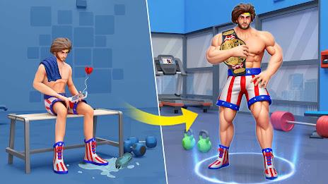 Slap & Punch:Gym Fighting Game Ảnh chụp màn hình 1