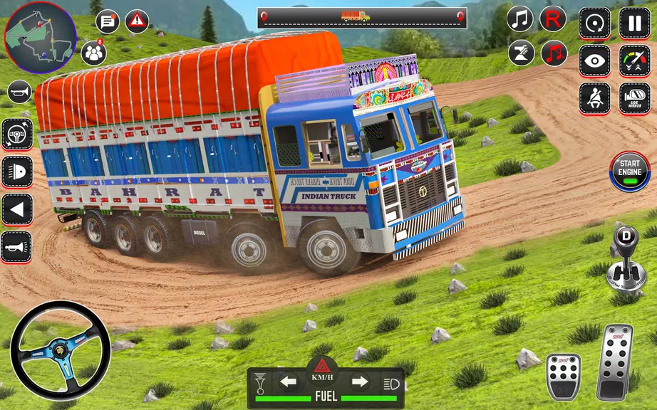 Cargo Truck Driving Games 3D Captura de tela 2