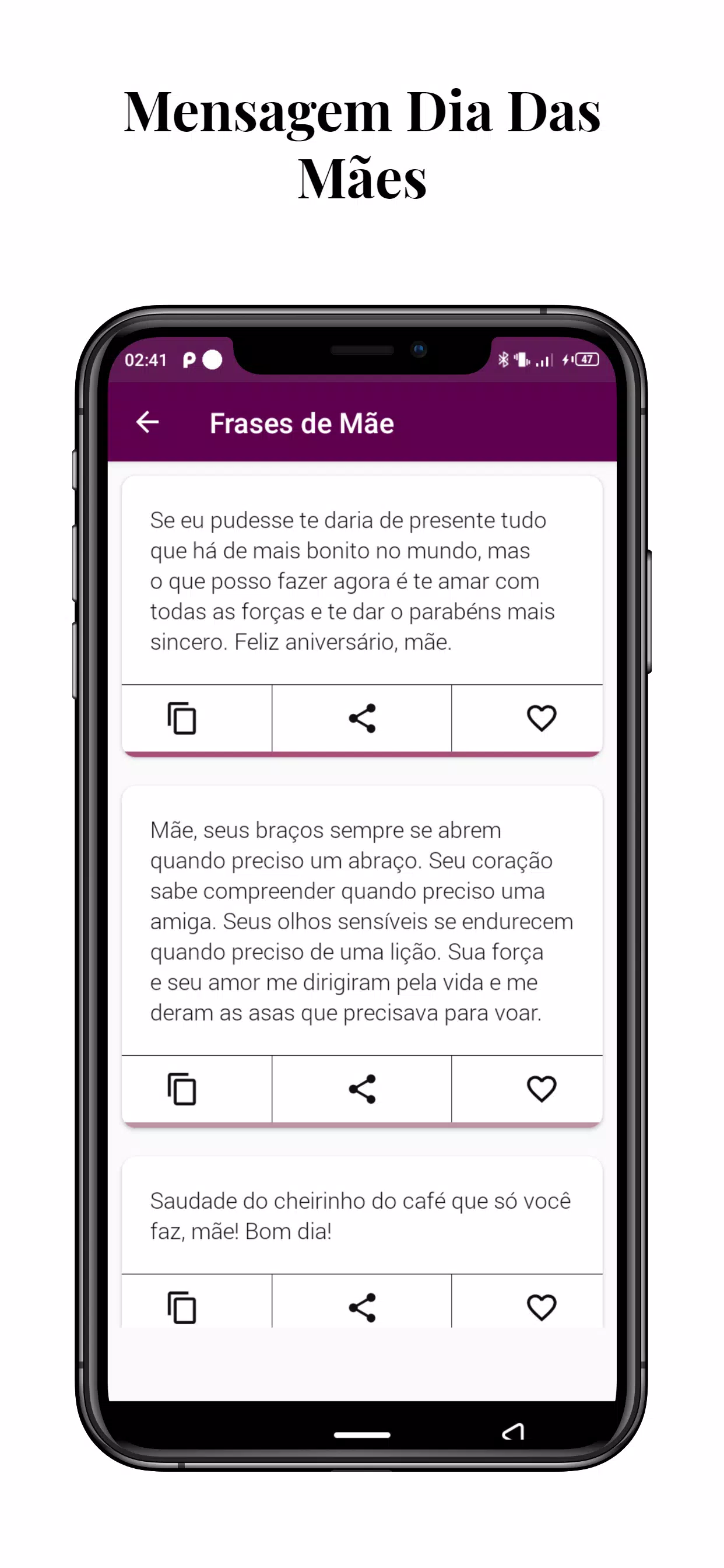 Mensagem Dia Das Mães 2024 Ảnh chụp màn hình 4