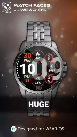 Schermata Huge Watch Face 1