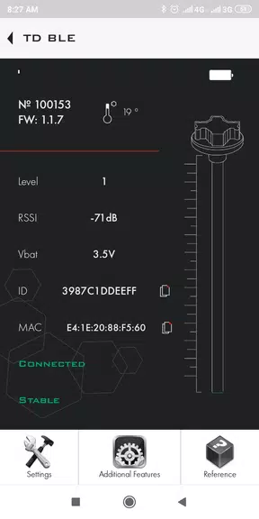 Escort sensors config app स्क्रीनशॉट 4