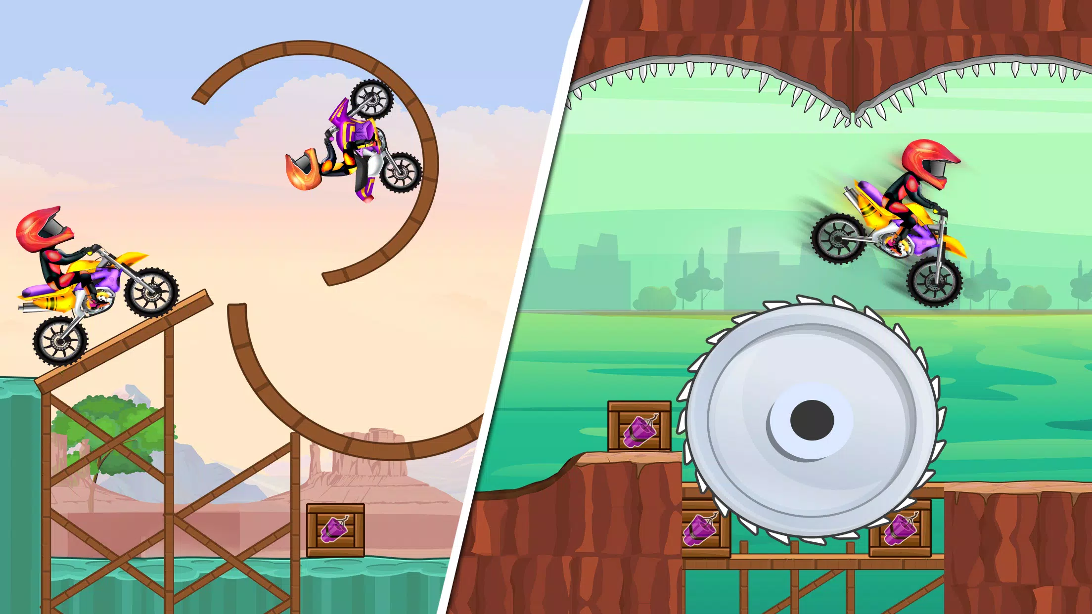 Moto Bike Stunt Race Ekran Görüntüsü 1