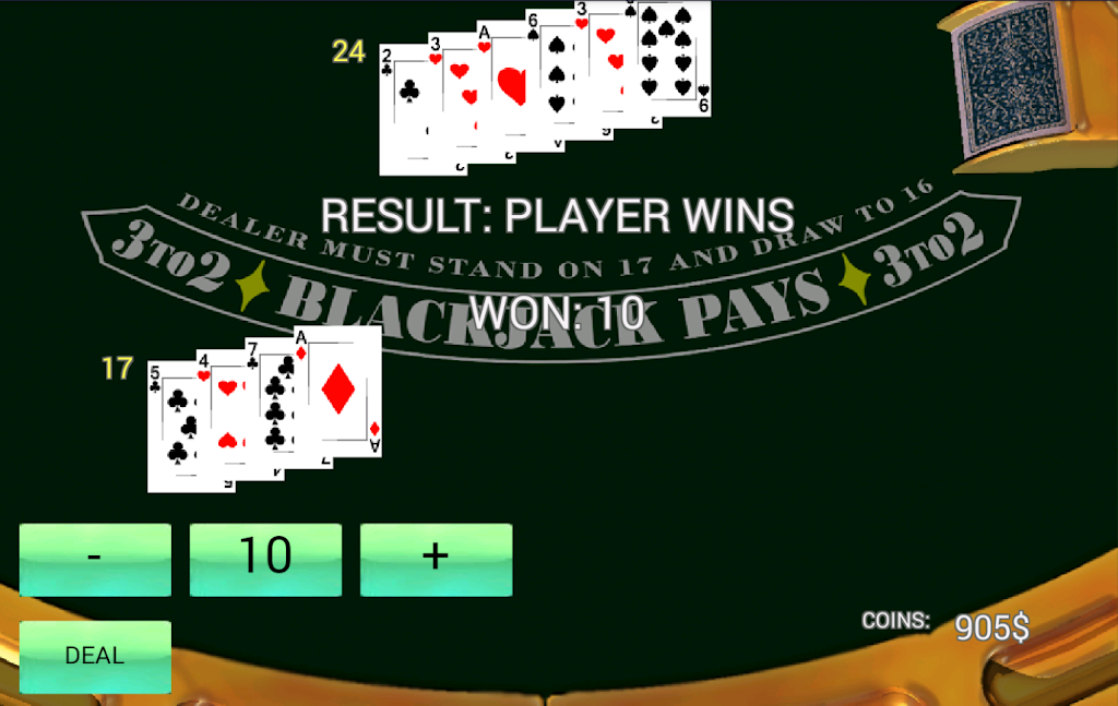 BlackJack Simulator Tangkapan skrin 4