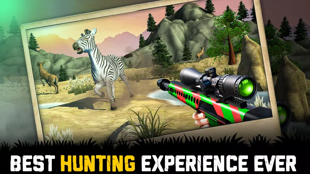 Wild Animal Hunting 3D Offline Ảnh chụp màn hình 3