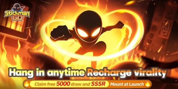 Stickman Go trae el clásico arquetipo de los stickmen al mundo de las aventuras ociosas
