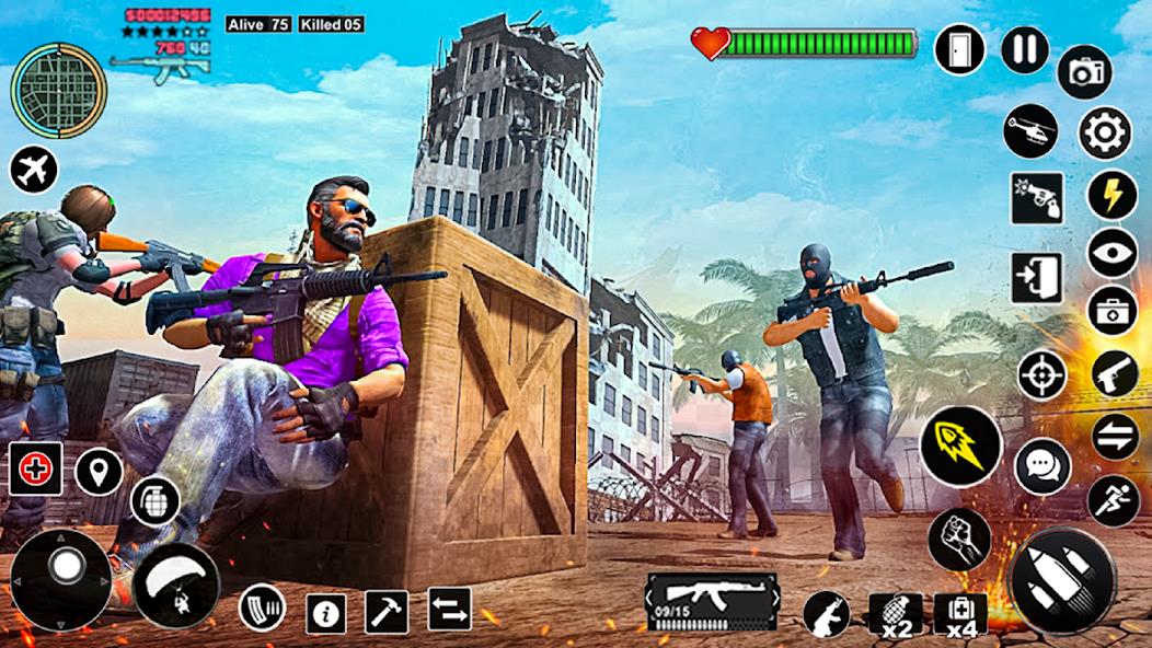 Commando Shooting Strike Games Mod ဖန်သားပြင်ဓာတ်ပုံ 3