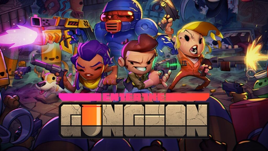 Está chovendo balas enquanto entra no teste do Android Gungeon na China