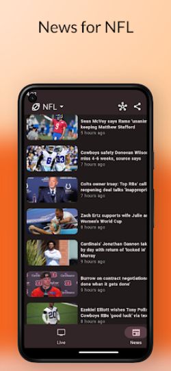 Dofu - NFL Live Streaming ภาพหน้าจอ 1