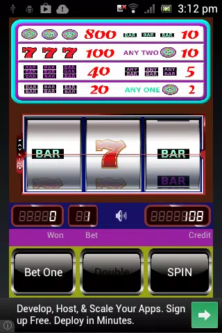 Triple Diamond Slot Machine 스크린샷 3