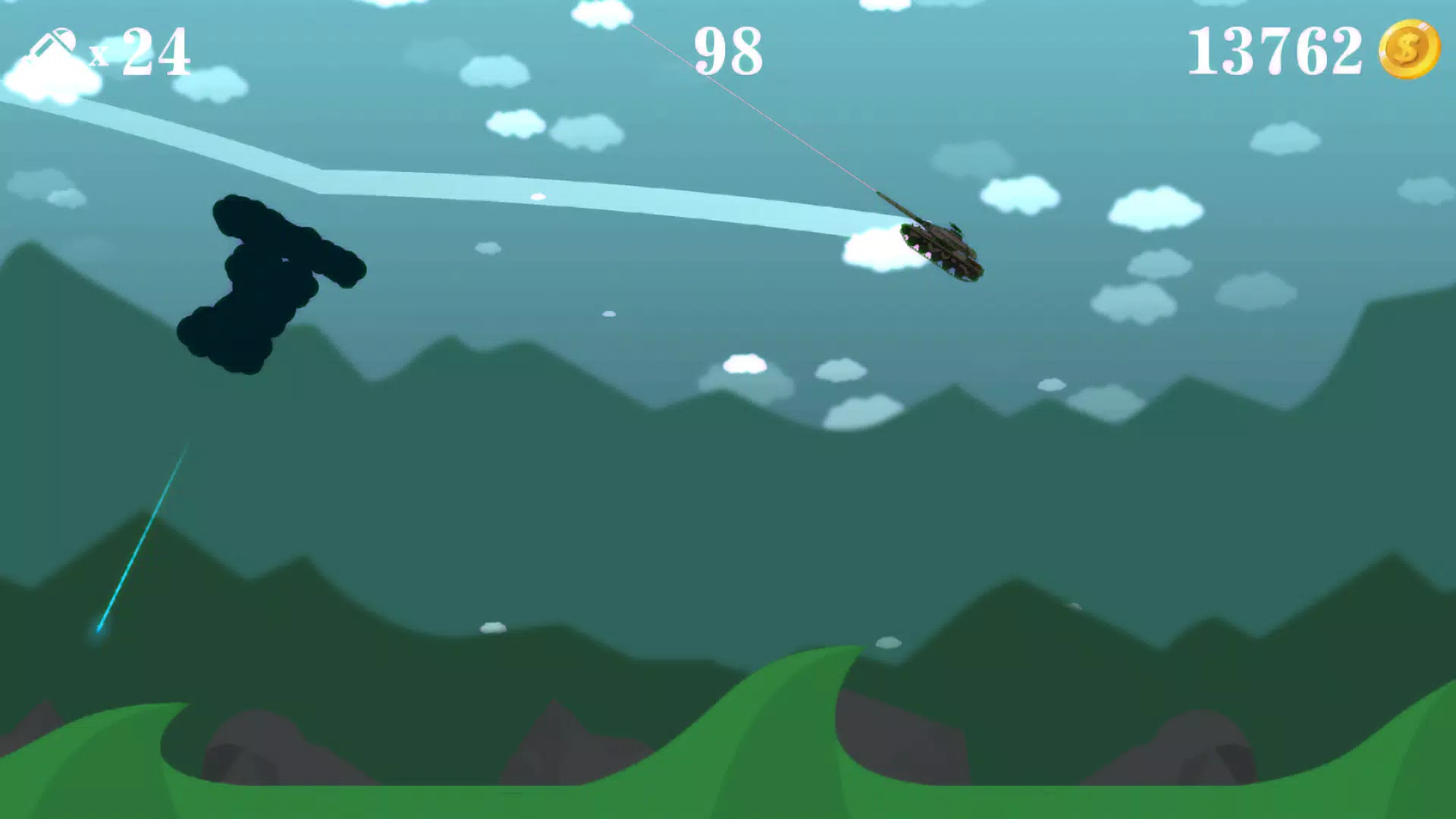 Flip the tank blast shot Screenshot 2