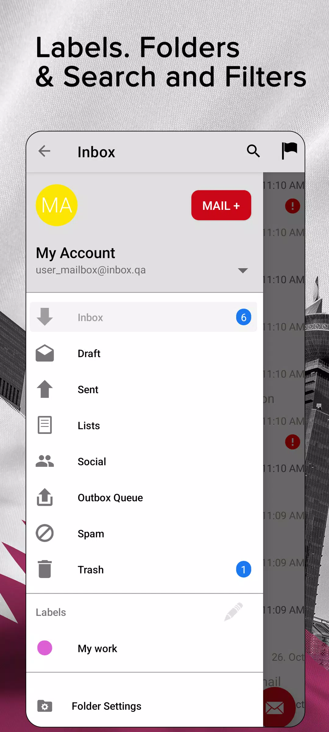Inbox.qa email Ekran Görüntüsü 2